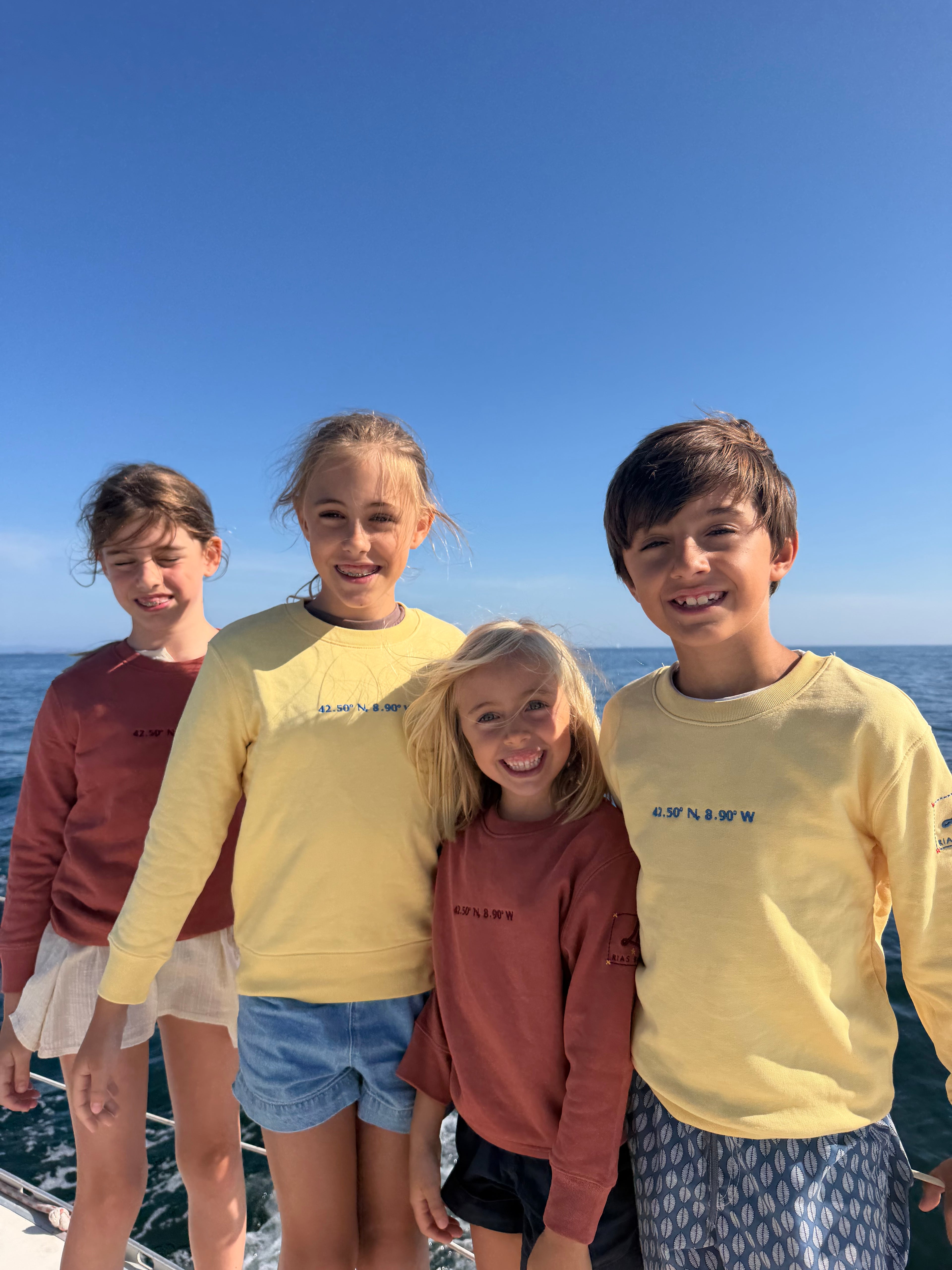Sudadera kids Rías Baixas